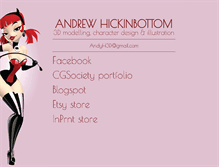 Tablet Screenshot of andrewhickinbottom.com